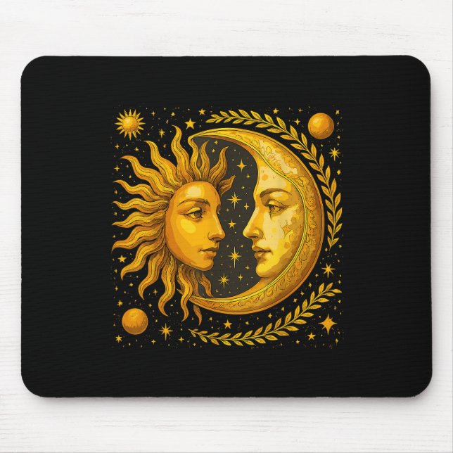 Mousepad Sol Celestial E Lua (Frente)