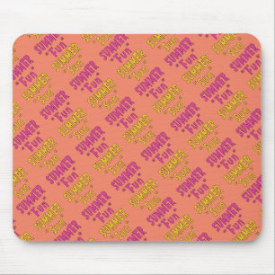 Mousepad Sol de Verão Diversão de Verão