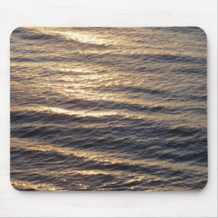 Mousepad Sol em Águas Oceânicas Calmando Fotografia