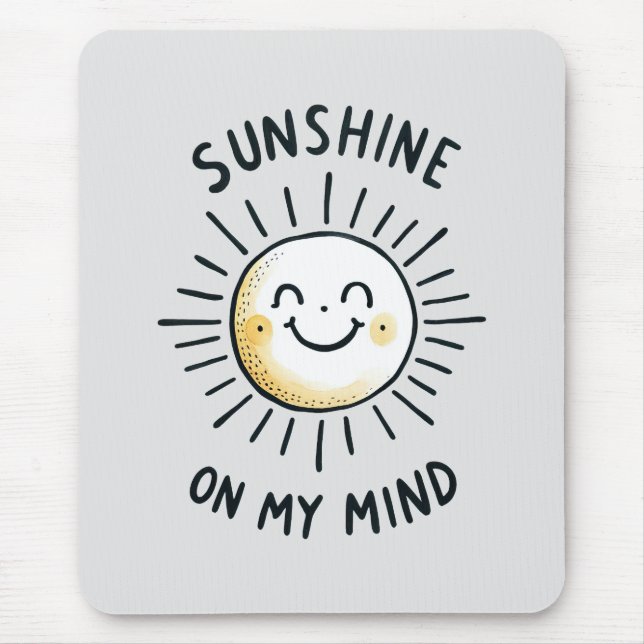 Mousepad Sol Na Minha Mente (Frente)