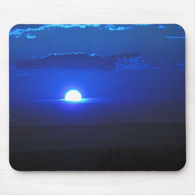 Mousepad Sol nas nuvens (azul) (Frente)
