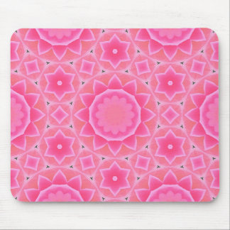 Mousepad Sol rosa e estrelas papel de modelo de mosaico par