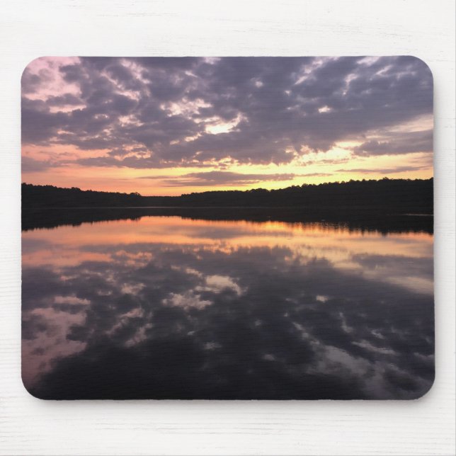 Mousepad Sol Sobre Lago Urso (Frente)