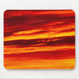 Mousepad Sol Vermelho Brilhante