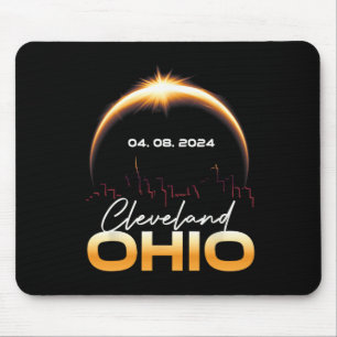 Mousepad Solar Eclipse 2024 Cleveland Ohio Total Solar Ecli