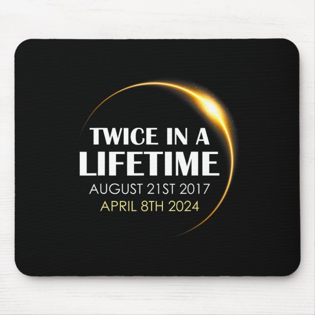 Mousepad Solar Eclipse Divertido Duas Vezes Na Vida Solar 2 (Frente)