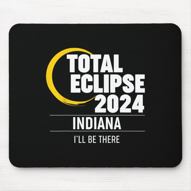 Mousepad Solar Eclipse Indiana 2024 (Frente)