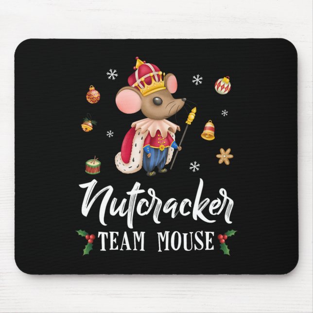 Mousepad Soldado da dança de Natal do Time Mouse Nutcracker (Frente)