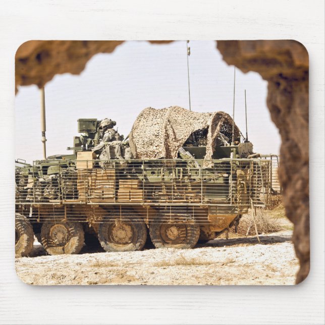 Mousepad Soldados dos EUA conduzem patrulha de combate no A (Frente)