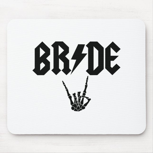 Mousepad Solteiro de Dia das Bruxas de Rolo N Roll Skeleton (Frente)