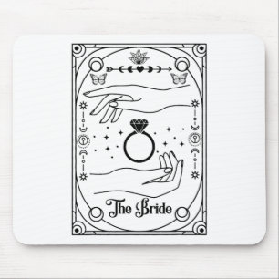 Mousepad Solteiro do Dia das Bruxas Gótico Coven Tarot Hall