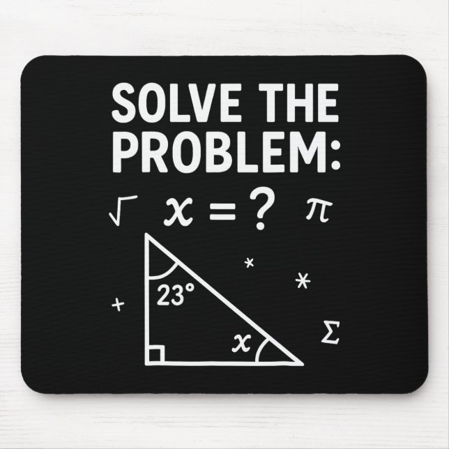Mousepad Solve The Problem Do The Math 67 Meme Funny Teache (Frente)