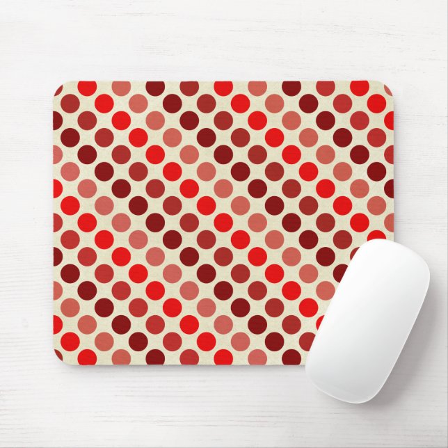 Mousepad Sombras das Bolinhas Vermelhas por Shirley Taylor (Com mouse)