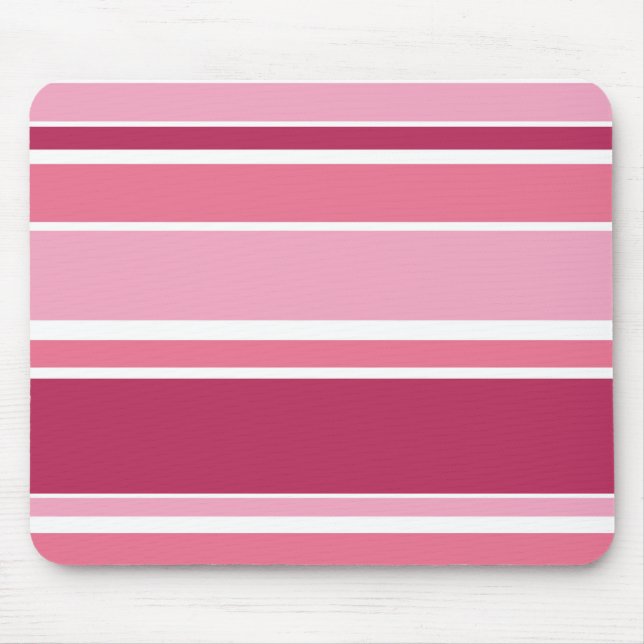 Mousepad Sombras das faixas cor-de-rosa (Frente)