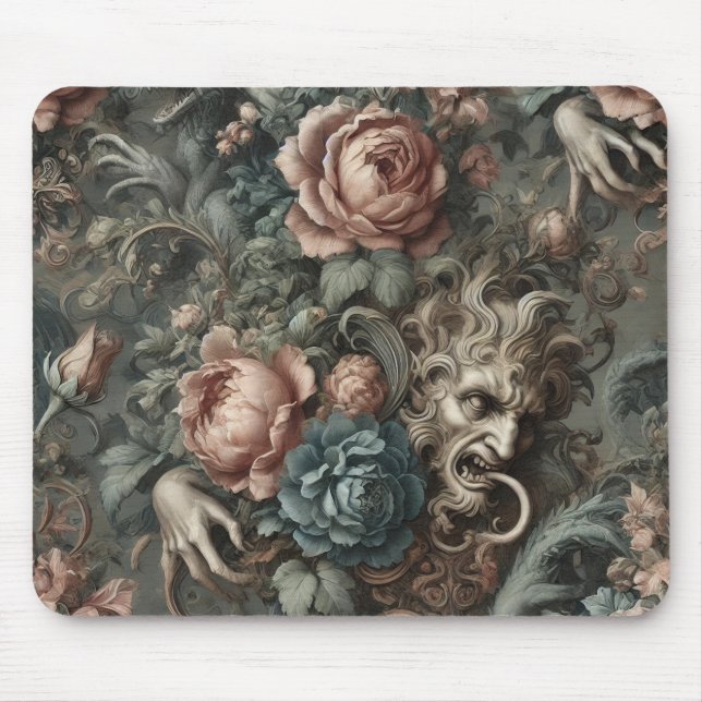 Mousepad Sombras do Sangue Ritual - Vitoriano Gótico (Frente)