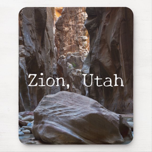 Mousepad Sombras e luz nos estreitos. Zion, Utah (Frente)