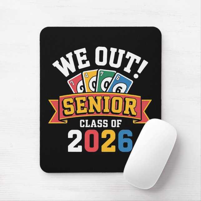 Mousepad Somos a Turma de Formandos de 2026 (Com mouse)
