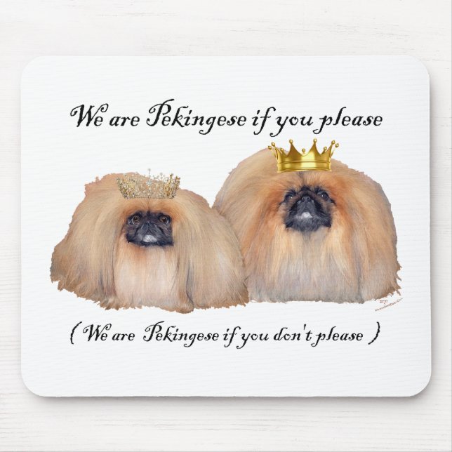 Mousepad Somos pequinês (Frente)