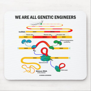 Mousepad Somos Todos Engenheiros Genéticos (Splicing RNA)