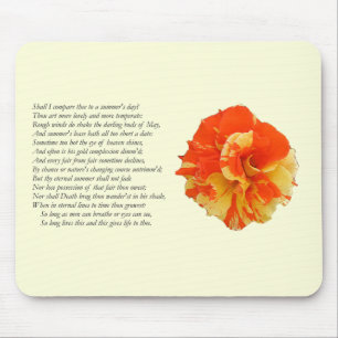Mousepad Soneto de Shakespeare # 18