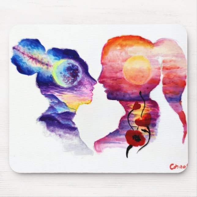 Mousepad Sonhando com os amantes (Frente)
