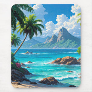 Mousepad Sonhe, Paraíso Tropical,