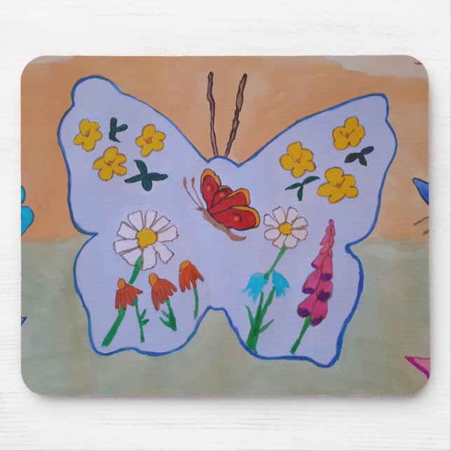 Mousepad Sonho de borboleta (Frente)