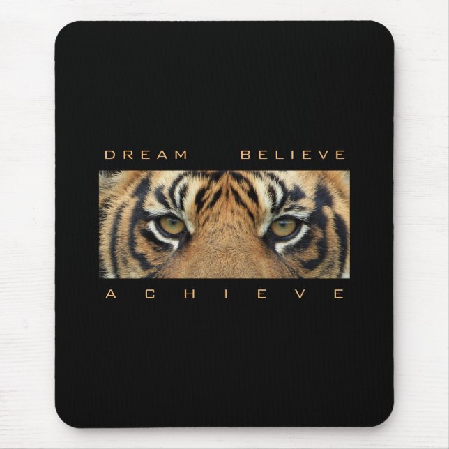 Mousepad Sonho de Citação Motivacional Acredita Conseguir V (Frente)