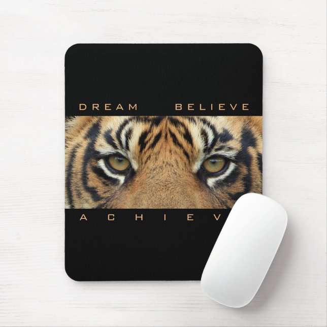 Mousepad Sonho de Citação Motivacional Acredita Conseguir V (Com mouse)