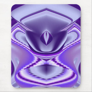 Mousepad Sonho de Flor Roxo, Abstrato Fantasy Arte Arco-Íri