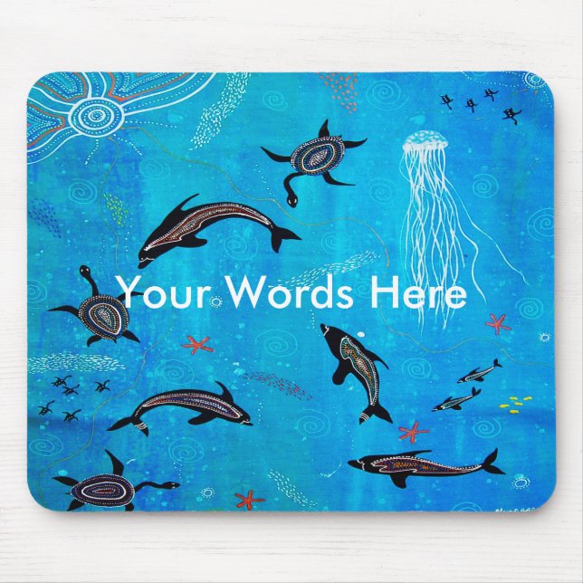 Mousepad Sonho de golfinho (Frente)