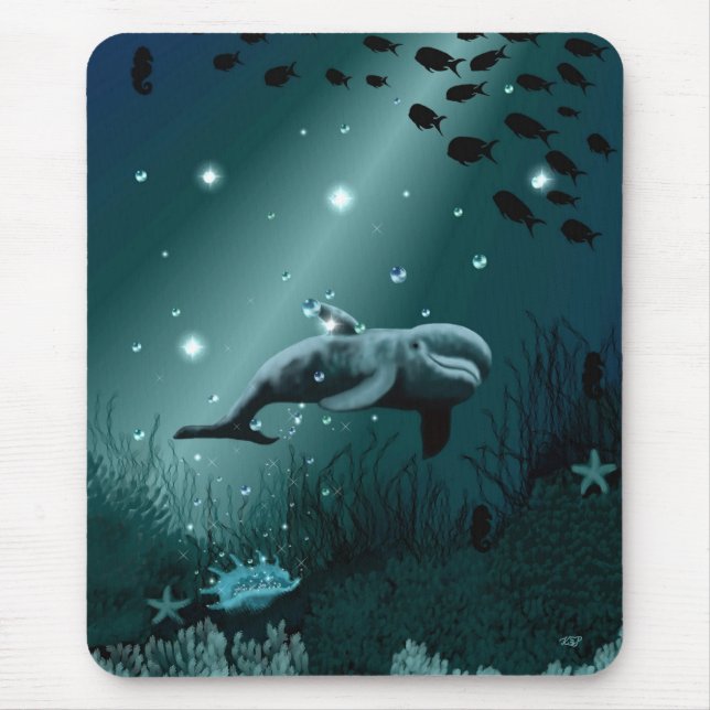 Mousepad Sonho de golfinho (Frente)