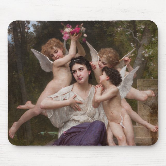 Mousepad Sonho de Primavera, Rêve de Printemps de Bouguerea (Frente)