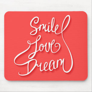 Mousepad Sonho do amor do sorriso