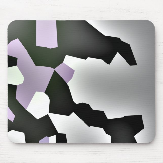 Mousepad "Sonho Fragmentado" Arte Abstrato digital (Frente)