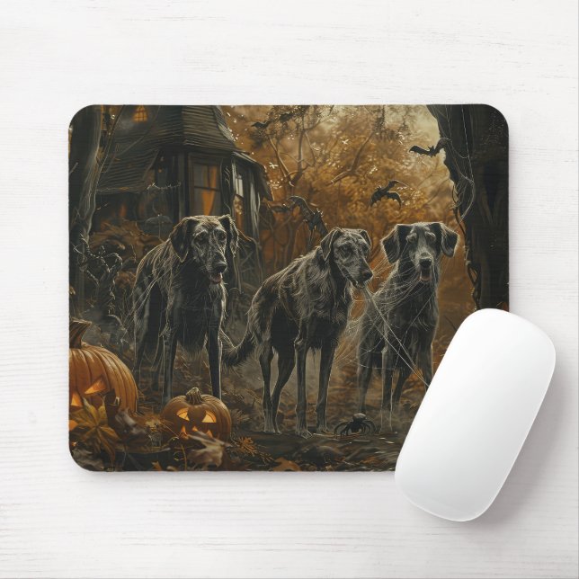 Mousepad Sonho Noturno de Halloween no Afeganistão (Com mouse)