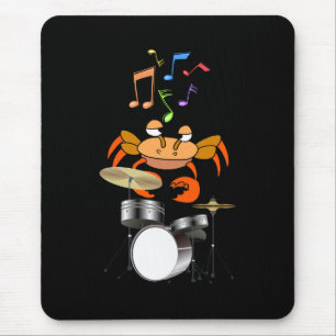 Mousepad Sonhos do caranguejo de jogar os cilindros no