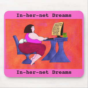 Mousepad Sonhos na rede