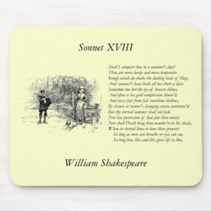 Mousepad Sonnet Shakespeare # 18