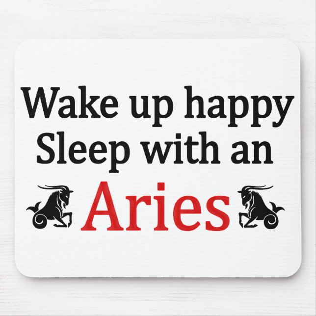 Mousepad Sono com um Aries (Frente)