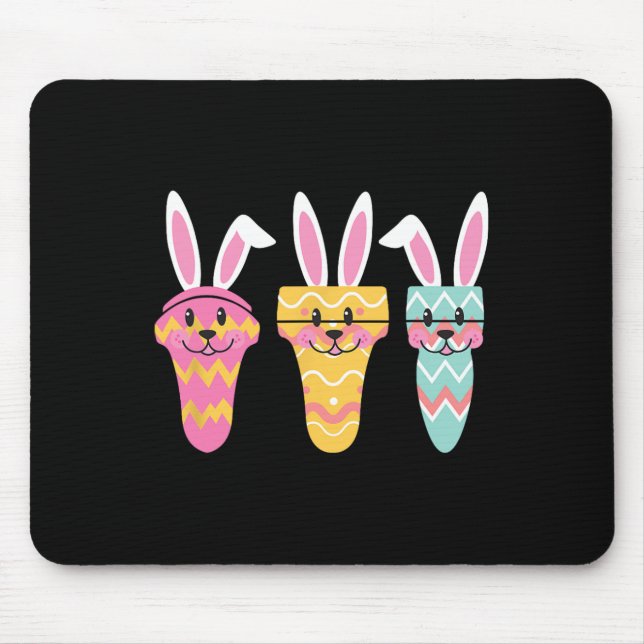 Mousepad Sonographer Eggcellly Easter Bunny Ultrasound Tec (Frente)