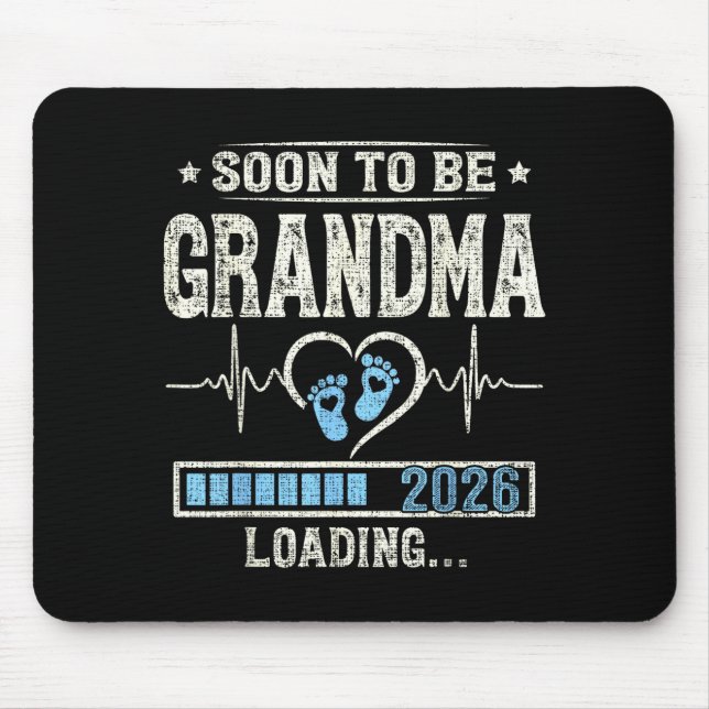 Mousepad Soon To Be Grandma 2026 Expecting Baby Promoted Gr (Frente)
