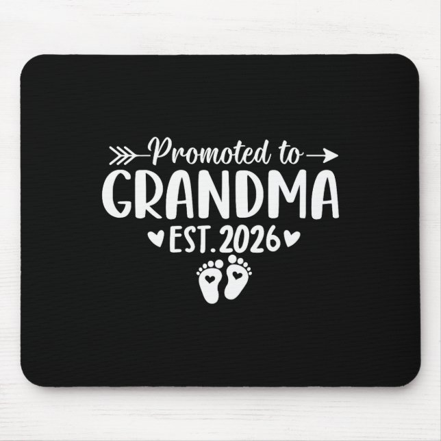 Mousepad Soon To Be Grandma 2026 Promoted To Grandma Est 20 (Frente)