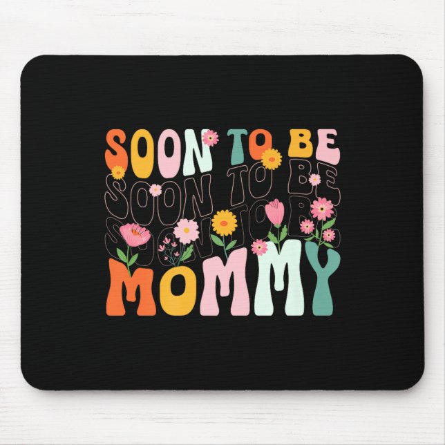 Mousepad Soon To Be Mommy Est 2025 New Mom Pregnancy Announ (Frente)