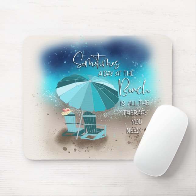 Mousepad Soothing Beach Therapy (Com mouse)