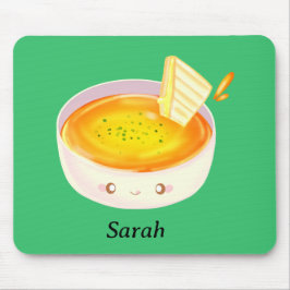 Mousepad Sopa De Tomate E Sanduíche De Queijo Grelhado