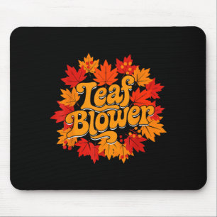 Mousepad Soprador de Folhas Temporada de Outono Folhas Caíd