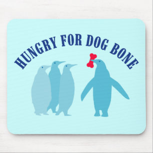 Mousepad Sopras de cão para pinguins