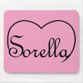 Mousepad Sorella Italian Sister heart