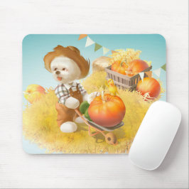 Mousepad Sorria Cachorro com Wheelbarrow